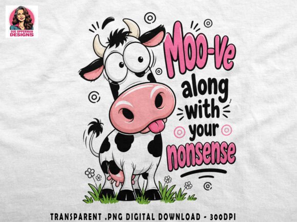 Download Title: Funny Cow PNG | Moo-ve Along - Cow png Collection